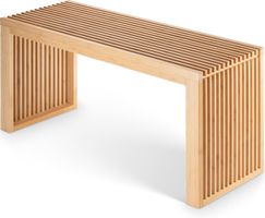 Hocker mit Stauraum aus Bambus bis 250 kg belast 90x33x43 cm